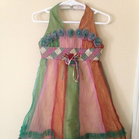 Long Indian designer dress - Picture 1 of 5